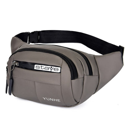 Realaiot Waterproof Man Waist Bag Fanny Pack Fashion Chest Pack Outdoor Sports Crossbody Bag Casual Travel Male Belt Bag Hip Waist Packs