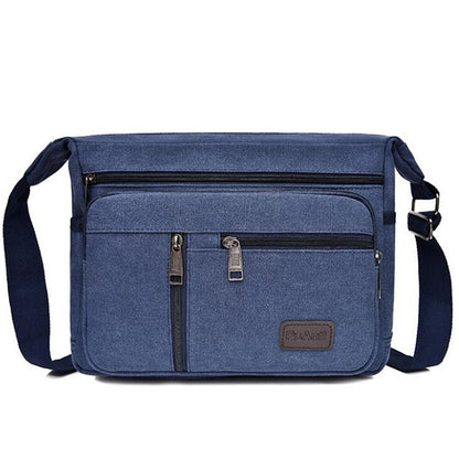 Cyflymder New Shoulder Men's Bag Waterproof Canvas Luxury Design Crossbody Handbag Large Capacity Messenger Bags for Men