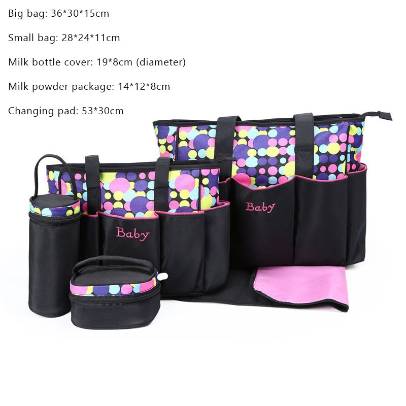 Realaiot Hot Sell Diaper Bag Maternity Packs Shoulder Baby Bag Women Travel Handbag for Baby Nursing Mummy Maternity Nappy Bag