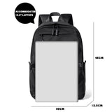 Cyflymder New Casual Men's Business Backpack Nylon Solid Color Large Capacity Student Schoolbag Travel Bookpack Waterproof Bags