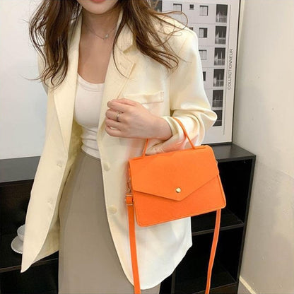 Cyflymder Popular Women Solid Color Handbags New Fashion Shoulder Bags Non-woven Fabric Crossbody Bags Solid Color Elegant Bags