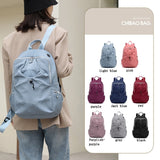 Realaiot Girls Travel School Bag Lady Leisure Trendy Women Washed Nylon Laptop Book Bag Fashion Female Cool Student College Backpack New