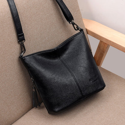 Realaiot Soft Leather Hand Crossbody Bags for Women New Luxury Handbags Women Casual Shoulder Bag Designer Tote Bag bolsa feminina