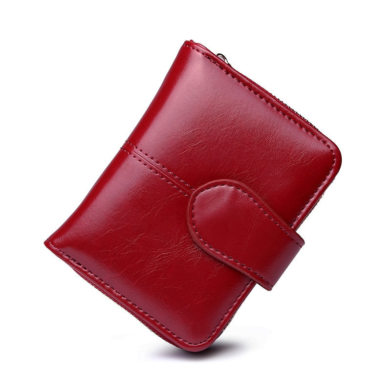 Realaiot Women Wallets Small Luxury Brand Leather Purse Women Ladies Card Bag For Women Clutch Women Female Purse Money Clip Wallet