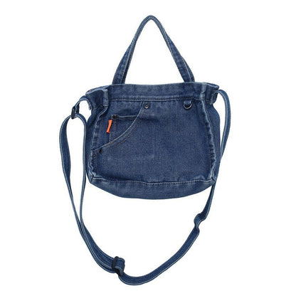 Realaiot Casual bags for women  new denim Shoulder Messenger Bag Shopping Bags Students Book Bag Handbags Large Tote For Girls