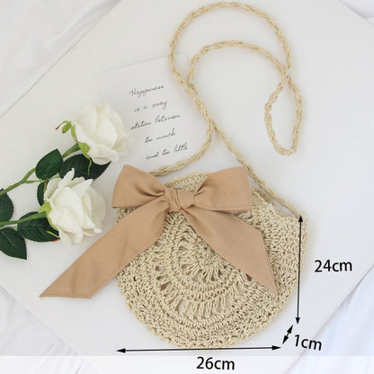 Realaiot Summer Fashion Small Straw Weaving Shoulder Bags For Women Casual Tassel Beach Crossbody Bag Purse hollow Out Messenger Handbags