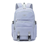 Realaiot Large Capacity School Backpacks for Girl Black Preppy Style Schoolbag Simple Female Travel Rucksack High Quality Student Bookbag