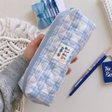 Realaiot Cosmetic Bag For Women Make Up Small Cute Makeup Fabric Toiletry Bag Students Pencil Case Organizer Pouch For Brushes Cosmetics
