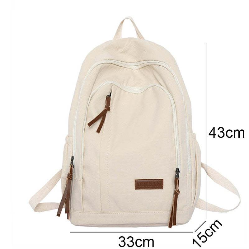 Cyflymder Men Female Nylon Book Bag Fashion Male Women College Backpack New Boy Girl School Bag Lady Laptop Travel Student Backpack Trendy