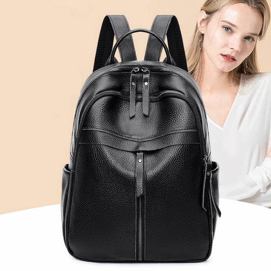 Cyflymder Pu Leather Small Backpack Women Fashion Shoulder Bag Ladies High Capacity Travel Backpack School Bags Girls Mochila Feminina