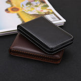 Cyflymder New Business Card Holder Men's Card Id Holders Magnetic Attractive Card Case Box Mini Wallet Male Credit Card Holder