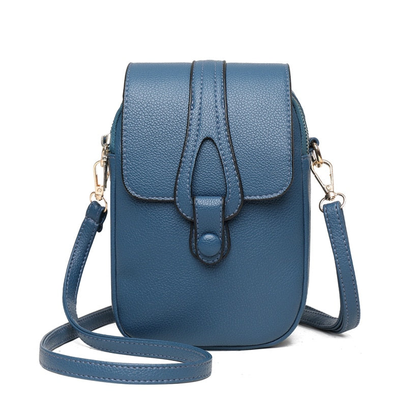 Realaiot Small Handbag for Women Solid Color Crossbody Bag Shoulder Bag Female High Quality Messenger Bag Ladies Phone Purse