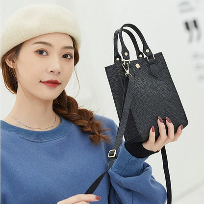 Realaiot Summer New Handbag Women's Fashion   Shoulder Crossbody Bag All-match Solid Color Ladies Wallet Purse