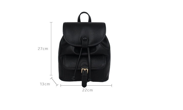 Realaiot Fashion Women PU Leather Backpack Fashion School Bags for female Shoulder Bags mochila feminina ladies hand bag Daypack bagpack