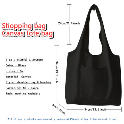 Realaiot Fashion Women Canvas Shopping Bag Foldable Supermarket Handbag Aesthetic Personalized Super Mistress Ladies Reusable Eco Bags