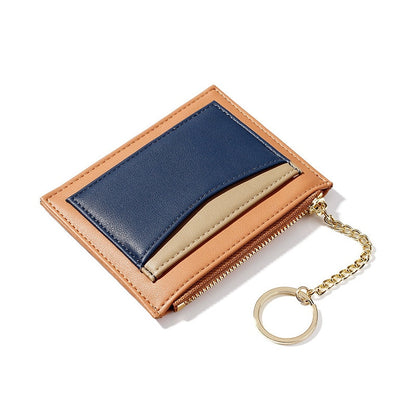 Realaiot Small Fashion Credit ID Card Holder Slim Leather Wallet with Coin Pocket Man Money Bag Case for Men Mini Women Purse