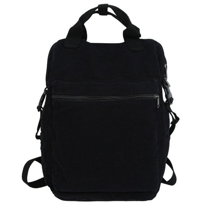 Cyflymder Portable Ladies Canvas School Backpack Trendy Cool Boy Girl Travel Student Bag Male Female College Backpack Men Women Laptop Bag