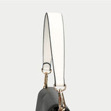 Realaiot 100% Genuine Leather Bag Strap Handbags Handles For Handbag Short Bag Strap Purse Strap Golden Buckle Replacement Bag Belt Band