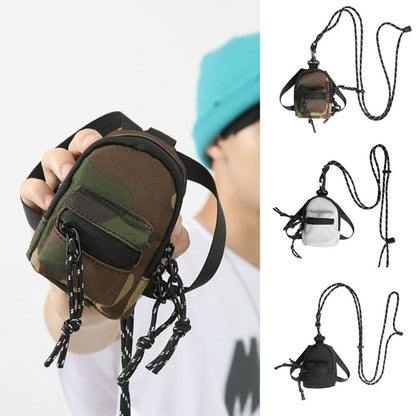 Cyflymder New Mini Pendant Bag Key Headset Card Storage Bag Men Travel Backpack Small Chest Bag Travel Handbag Wallet For Women