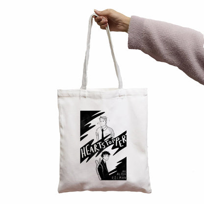 Realaiot BAG Heartstopper Leaves Funny Print Cool Women Shopper Bag Shopper White Women Fashion shopper shoulder bags Tote bag,Drop Ship