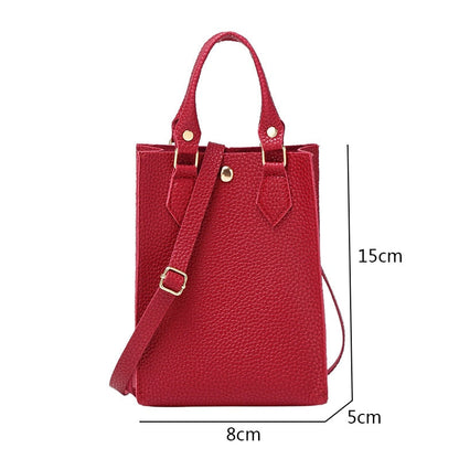 Realaiot Summer New Handbag Women's Fashion   Shoulder Crossbody Bag All-match Solid Color Ladies Wallet Purse