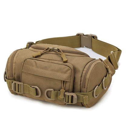 Cyflymder Military Waist Bag Tactical Fanny Pack Adjustable Strap Waterproof Sport Bag Mobile Phone Wallet Bags for Cycling Camping Hiking