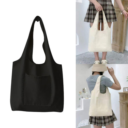 Realaiot Fashion Women Canvas Shopping Bag Foldable Supermarket Handbag Aesthetic Personalized Super Mistress Ladies Reusable Eco Bags