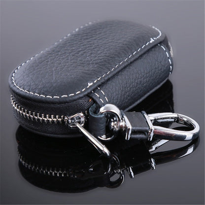 Cyflymder Leather Keychain Men Women Key Holder Organizer Pouch PU Case Split Car Key Wallet Housekeeper Key Case Mini Card Bag