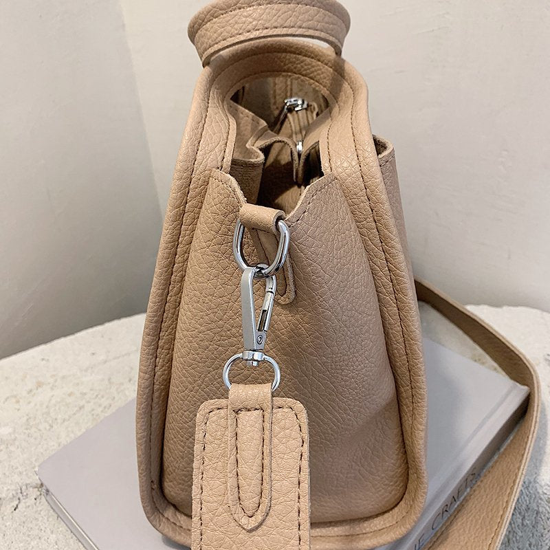 Realaiot Casual Cute Small PU Leather Crossbody Bags For Women Winter Shoulder Handbags Female Travel Totes Ladies Hand Bag