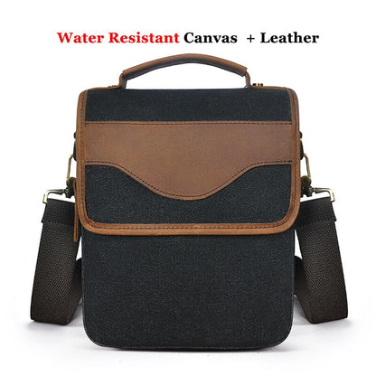 Cyflymder Quality Leather Male Casual Design Shoulder Messenger bag Cowhide Fashion Cross-body Bag 8" Tablet Tote Mochila Satchel