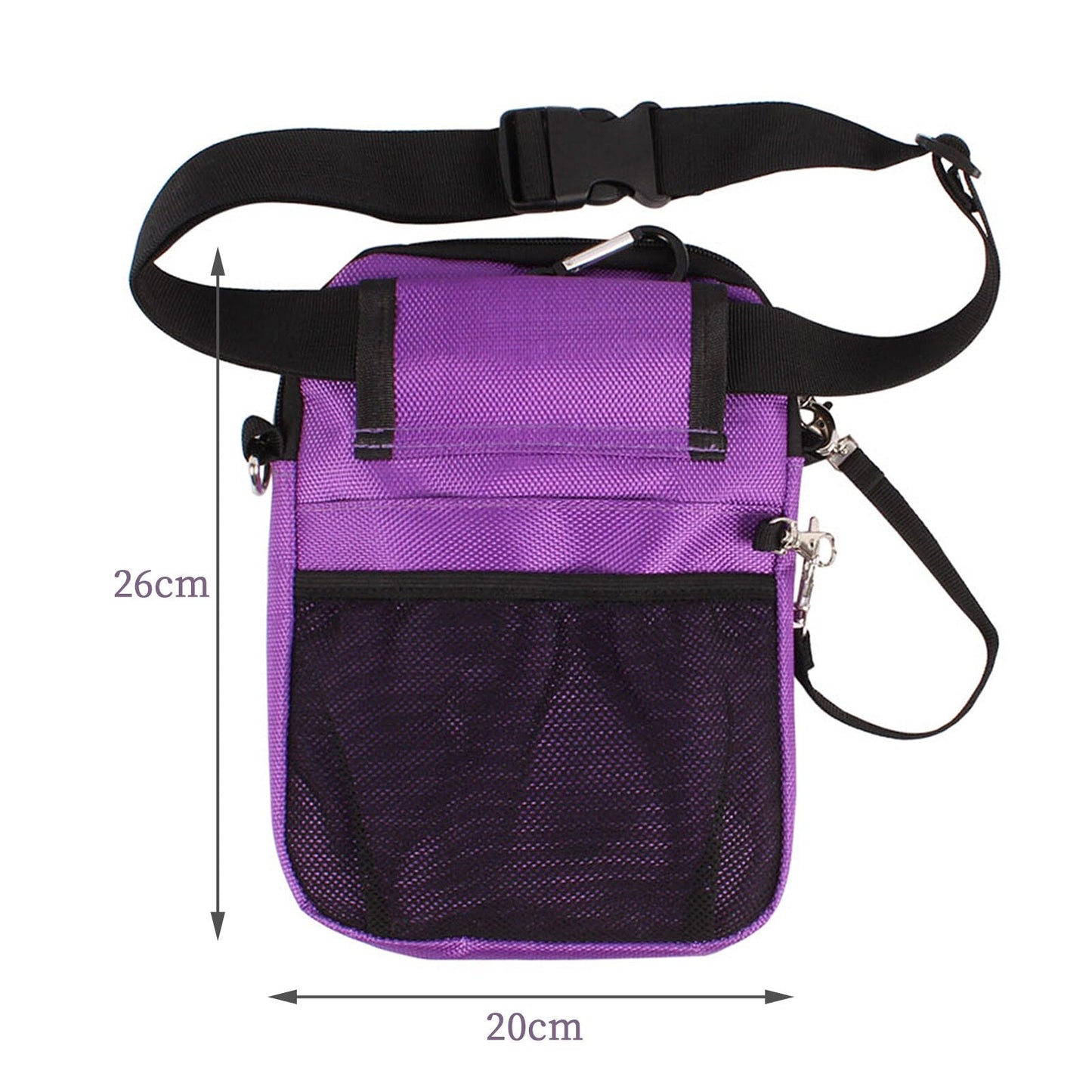 Realaiot Fanny Pack Nursing Belt Bag for Women Nurse Waist Bag Waterproof Adjustable Waist Bag Pouch Case for Nurse Health Care Supplier