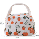 Realaiot 1 Pc Cute Fruit  Lunch Bag for Women Portable Insulated Lunch Thermal Bag Bento Pouch Lunch Container School Food Bag