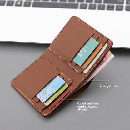 Realaiot Business Men Wallet Black/brown Short Male Purse PU Leather Card Holder Wallet Case Man Money Bag Zipper Coin Purse