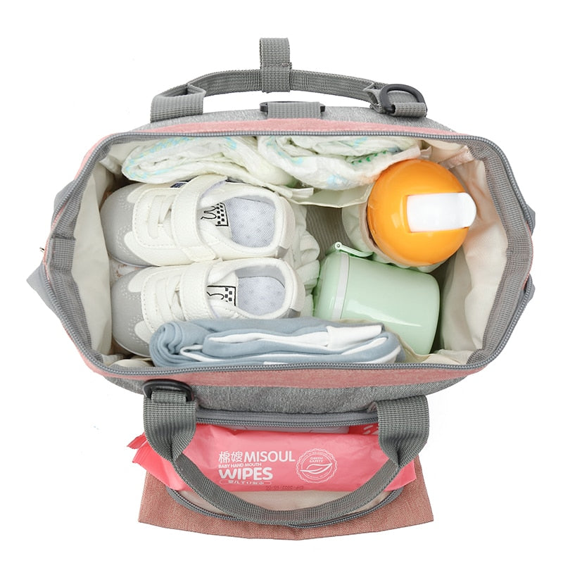 Realaiot Diaper Bag Mummy Women Bag Stroller Organizer Maternity Bags For Baby Stuff Small Baby Nappy Changing Backpack For Moms Travel