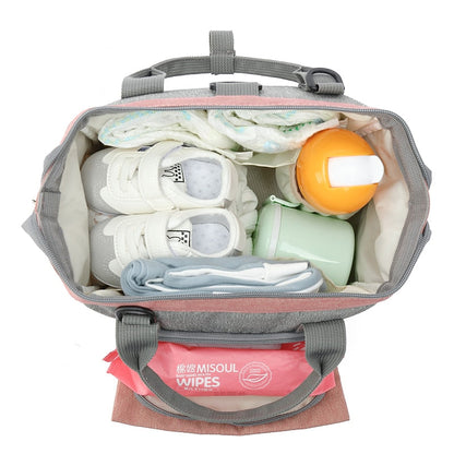 Realaiot Diaper Bag Mummy Women Bag Stroller Organizer Maternity Bags For Baby Stuff Small Baby Nappy Changing Backpack For Moms Travel