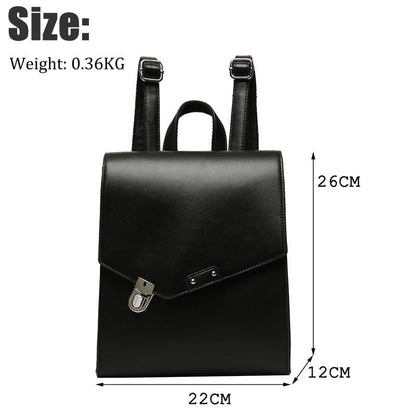 Cyflymder Retro Woman Backpack Pu Leather Big School Backpack Bags for Teenagers Girls 2024 Fashion New Luxury Designer Hand Shoulder Bags