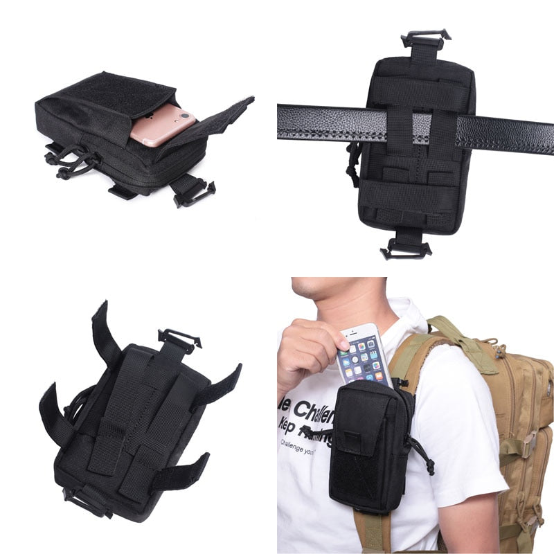 Cyflymder Molle Tactical waist Bag Outdoor Emergency edc pouch Phone Pack Sports Climbing Running Accessories Military Tool Hunting Bags