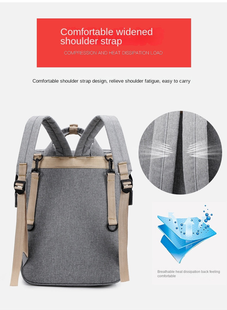 Realaiot Diaper Bag Backpack, Multifunction Travel Back Pack Maternity Baby Changing Bags, Large Capacity, Waterproof &amp; Portable