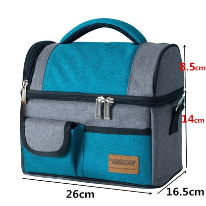 Cyflymder Men Large Shoulder Insulated Cooler Bag Women Thermal Lunch Bag Tote Portable Picnic Ice Pack Drink Food Beer Storage Container