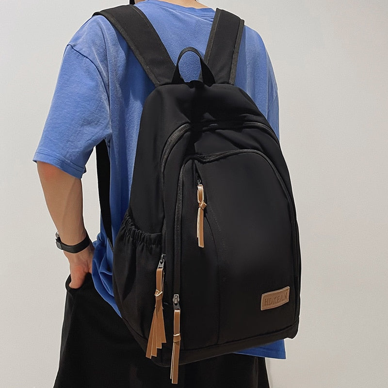 Cyflymder Men Female Nylon Book Bag Fashion Male Women College Backpack New Boy Girl School Bag Lady Laptop Travel Student Backpack Trendy