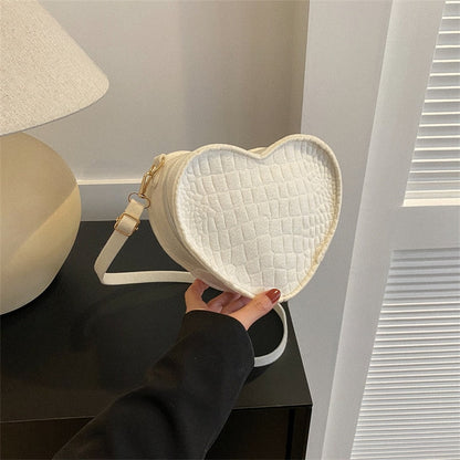 Realaiot Fashion Vintage Heart Women Handbags Luxury Designer Handbag Heart Bags for Women Women's Shoulder Messenger Trend