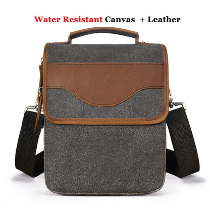 Cyflymder Quality Leather Male Casual Design Shoulder Messenger bag Cowhide Fashion Cross-body Bag 8" Tablet Tote Mochila Satchel