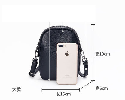 Cyflymder New Arrival Mini Crossbody Bag Purse Genuine Leather Phone Pouch Women Messenger Bags Fashion Designer Shoulder Bags for women