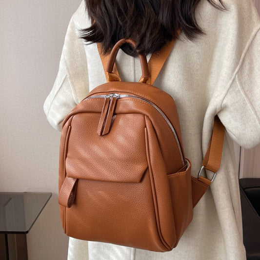 Realaiot Designer Cute Fashion Women Leather Backpack  Mini Soft Multi-Function Small Backpack Female Ladies Shoulder Bag Girl Purses