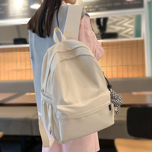 Realaiot Trendy Female Waterproof Fashion Girl Travel Nylon Book Bags Women Student Laptop Cute School Bag Cool Lady College Backpack New