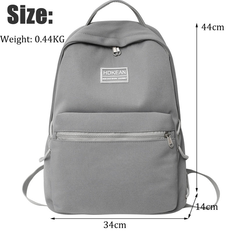 Realaiot Cool Girl High Capacity Laptop Backpack Trendy Women Leisure SchoolBag Female Men Book Bag Fashion Ladies Travel College Packet