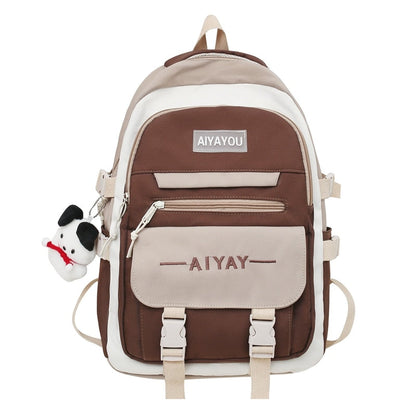 Realaiot Fashion Kawaii Harajuku Mochila Lady Leisure College Backpack Female Book Bag Girl Cute Travel Women Nylon Laptop School Bag New