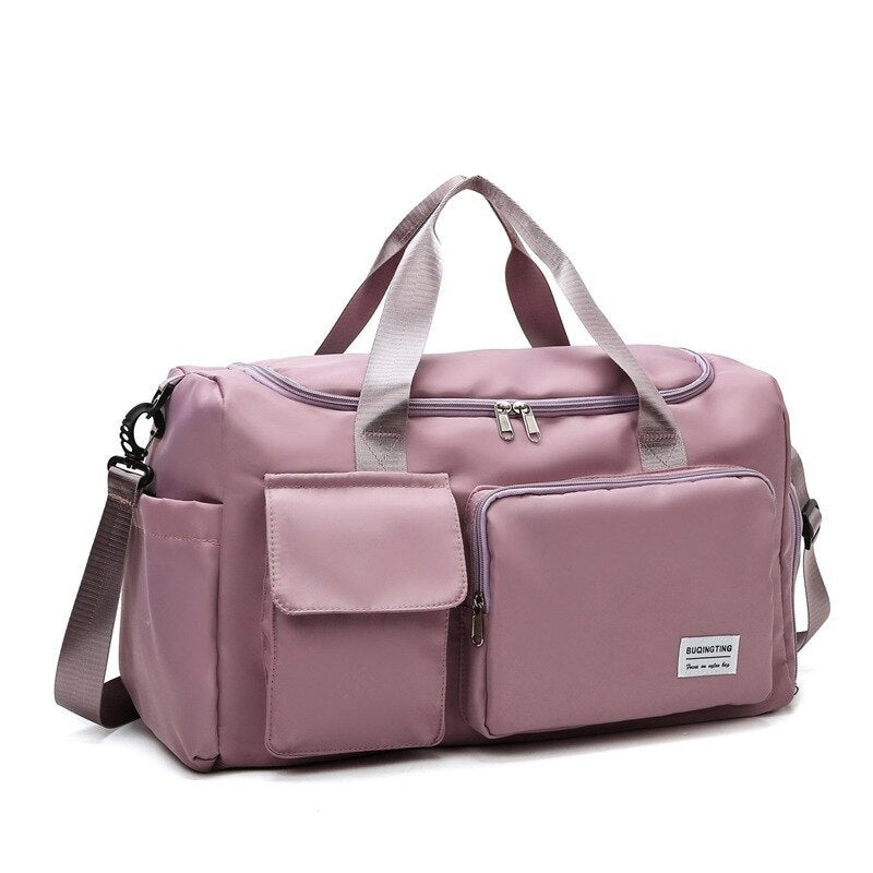 Cyflymder Large Capacity Women's Travel Bag Casual Weekend Travel Handbag Ladies Sports Yoga Luggage Bags Multifunction Crossbody