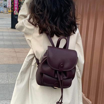 Realaiot Fashion Women PU Leather Backpack Fashion School Bags for female Shoulder Bags mochila feminina ladies hand bag Daypack bagpack