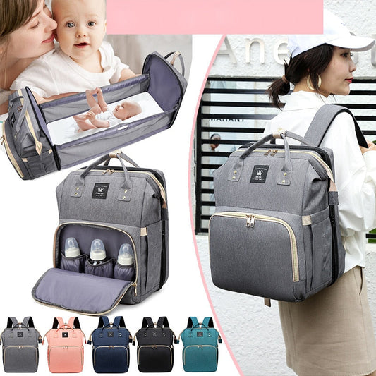 Realaiot Diaper Bag Backpack, Multifunction Travel Back Pack Maternity Baby Changing Bags, Large Capacity, Waterproof &amp; Portable